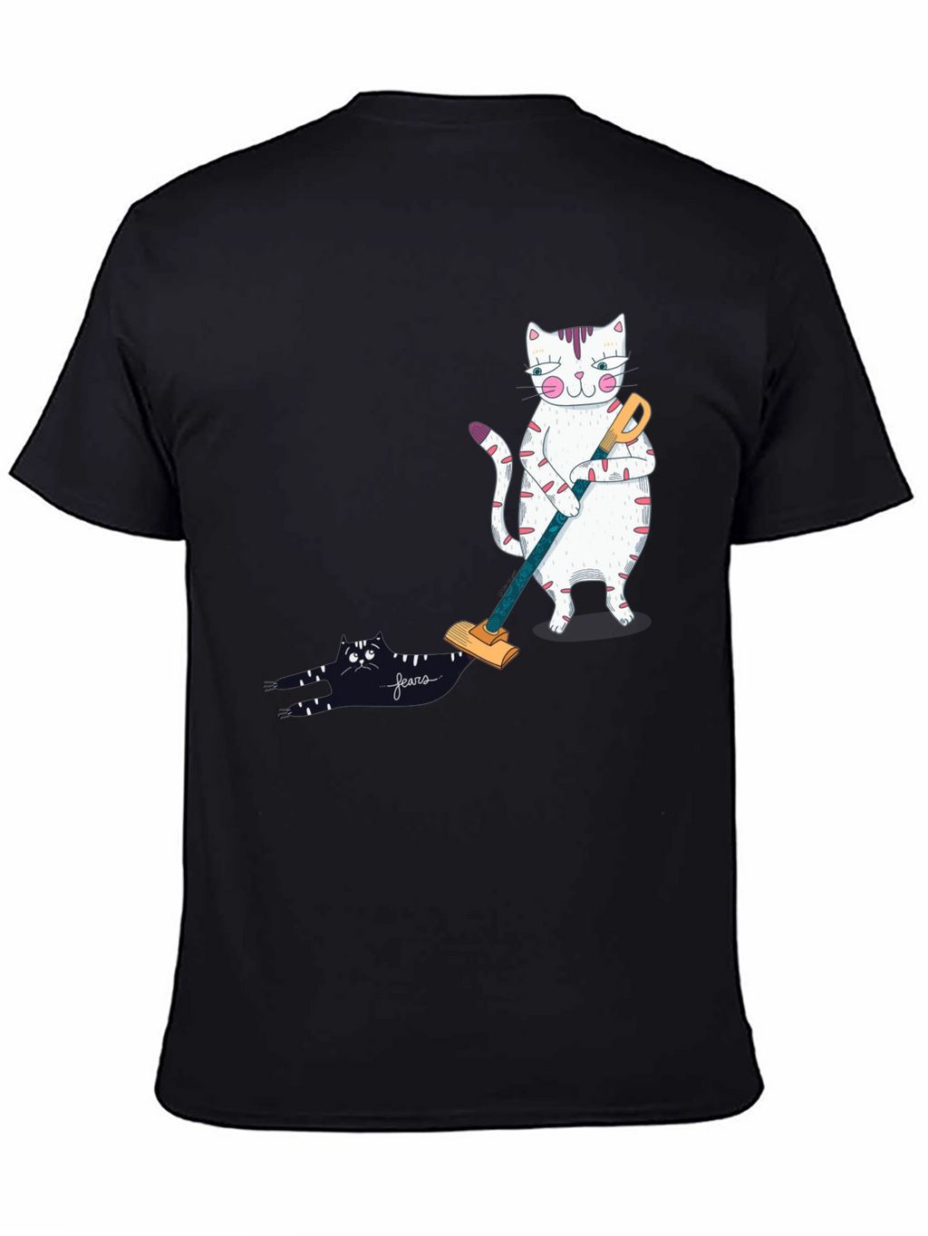 Cat Vacuuming T-Shirt