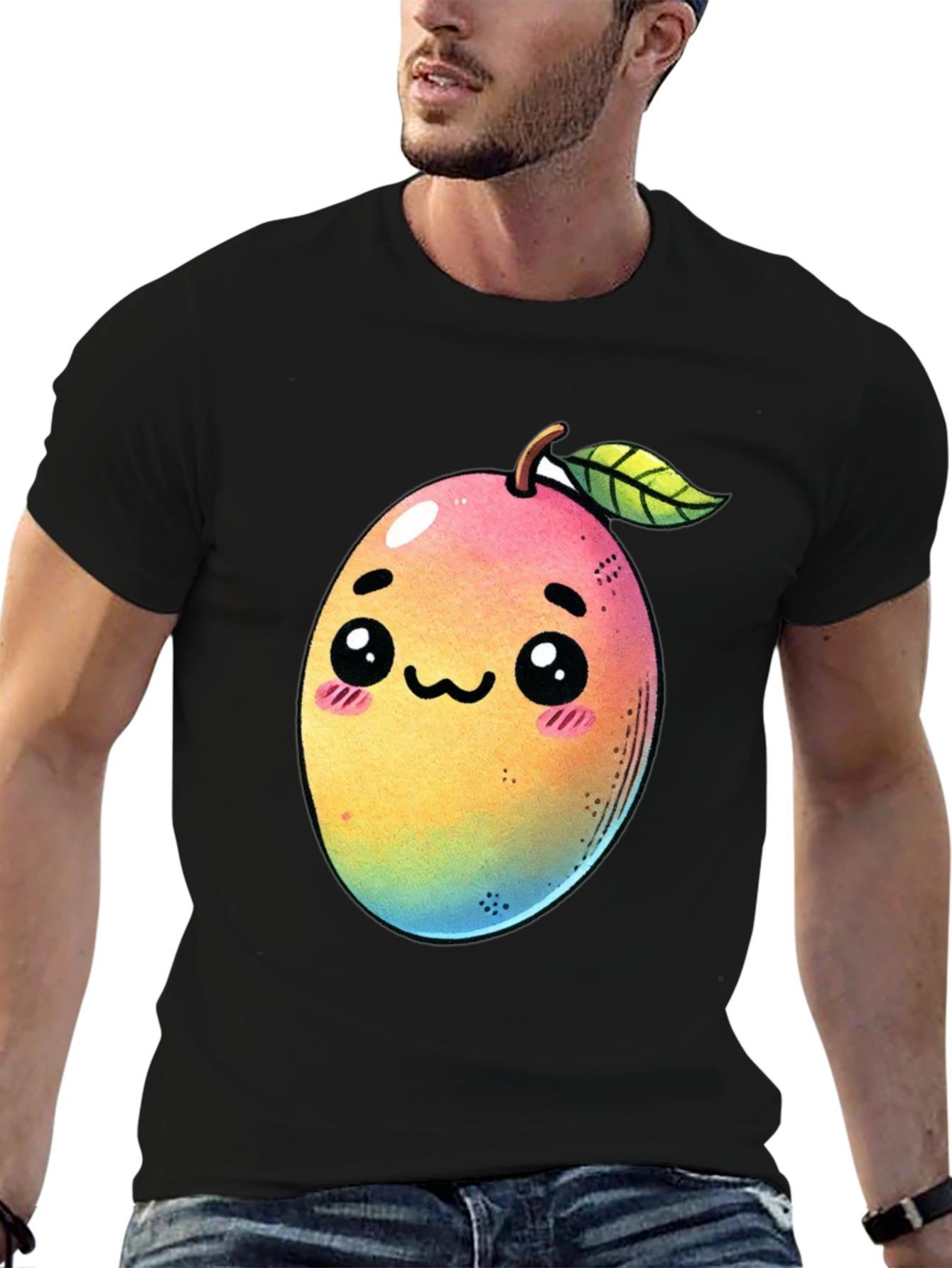 Kawaii Mango Graphic T-Shirt