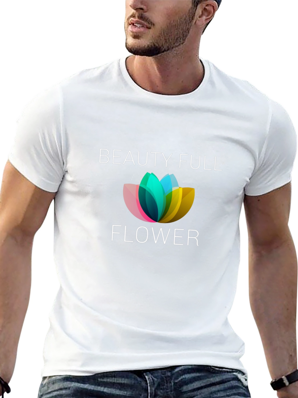 Beauty Full Flower Graphic Tee - Unisex