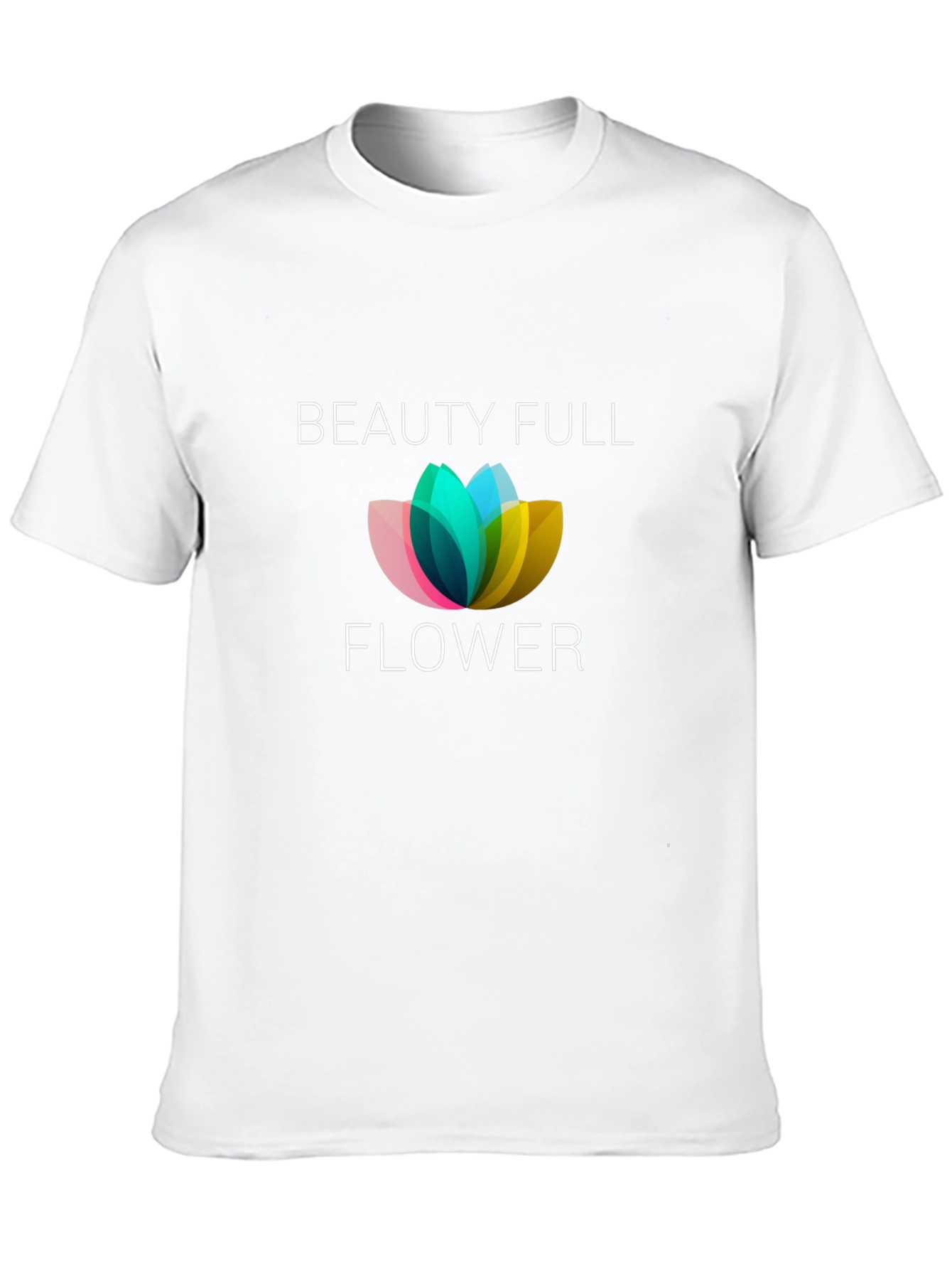 Beauty Full Flower Graphic Tee - Unisex