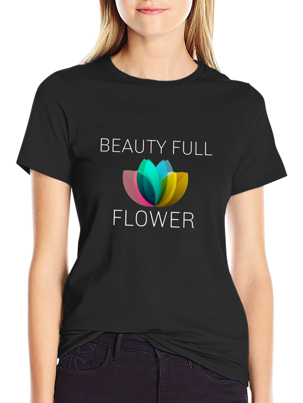 Beauty Full Flower Graphic Tee - Unisex