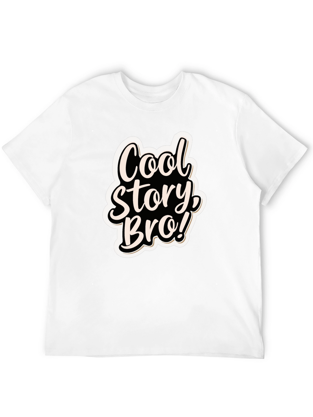 Cool Story Bro! Black Graphic T-Shirt