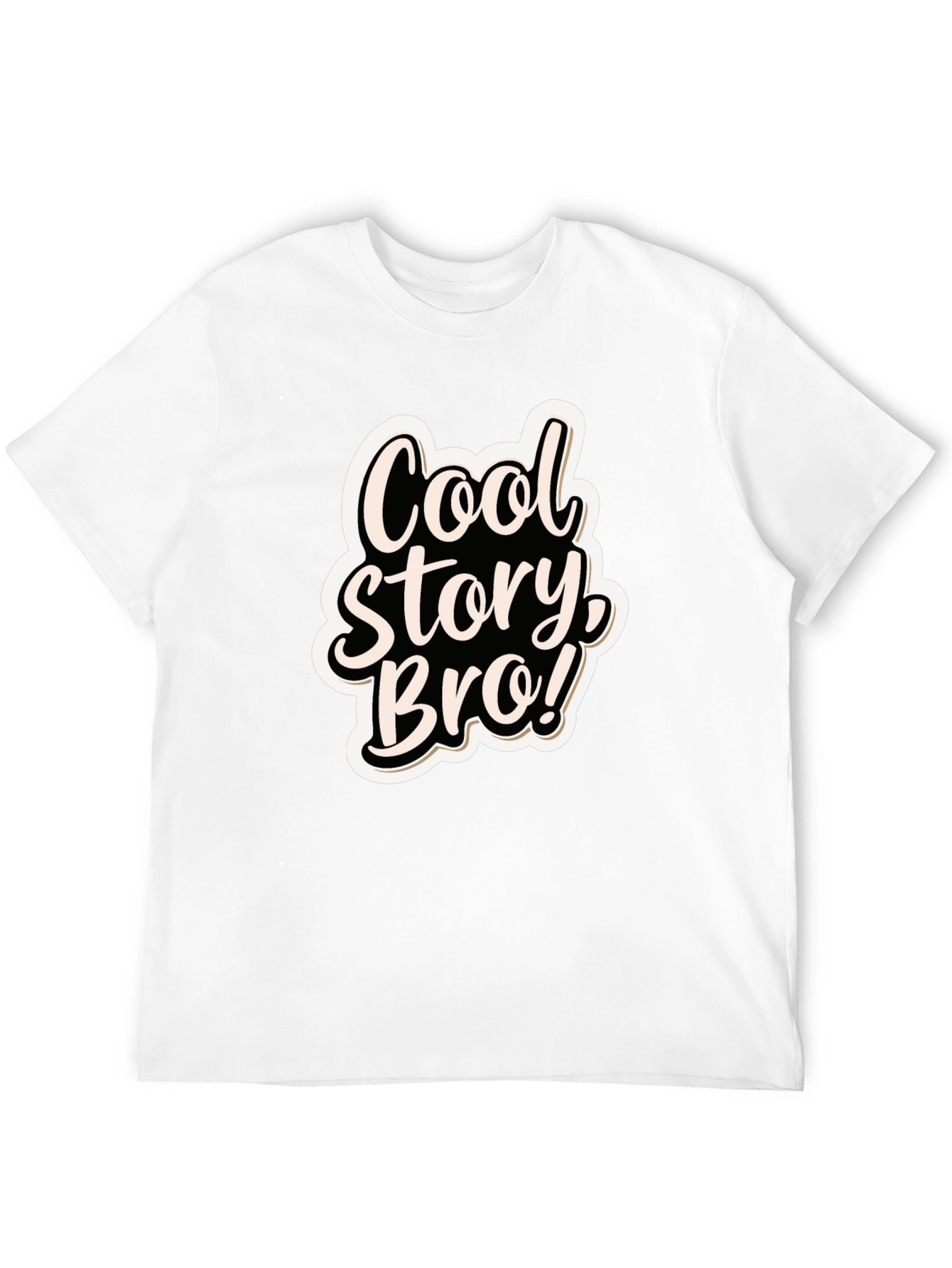 Cool Story Bro! Black Graphic T-Shirt