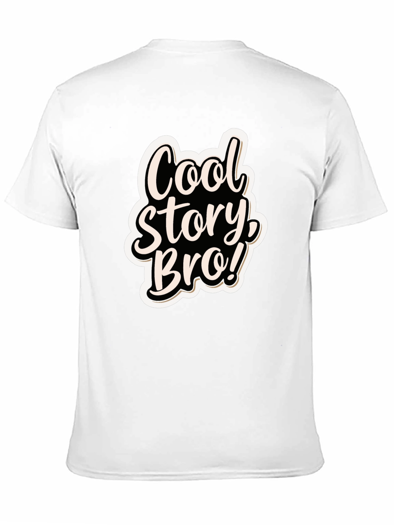 Cool Story Bro! Black Graphic T-Shirt