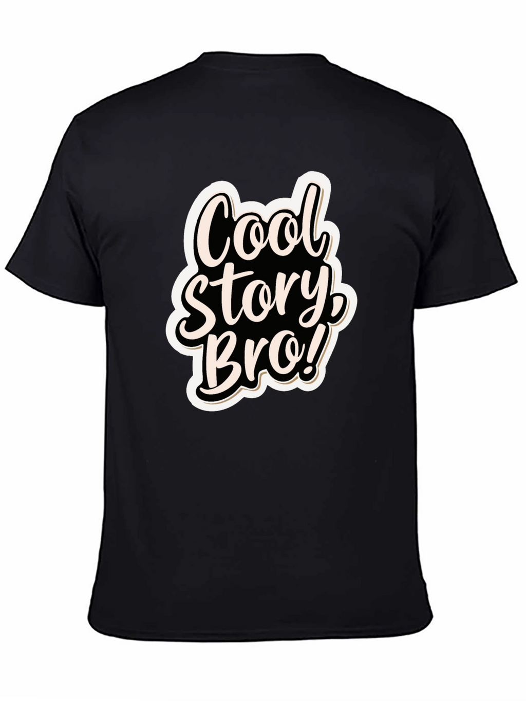 Cool Story Bro! Black Graphic T-Shirt