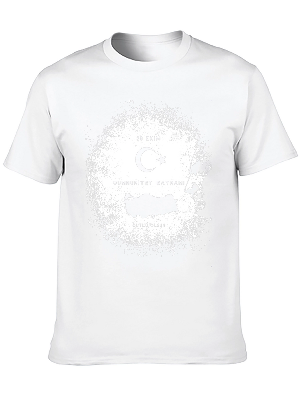 Black T-Shirt: Turkish Republic Day Design