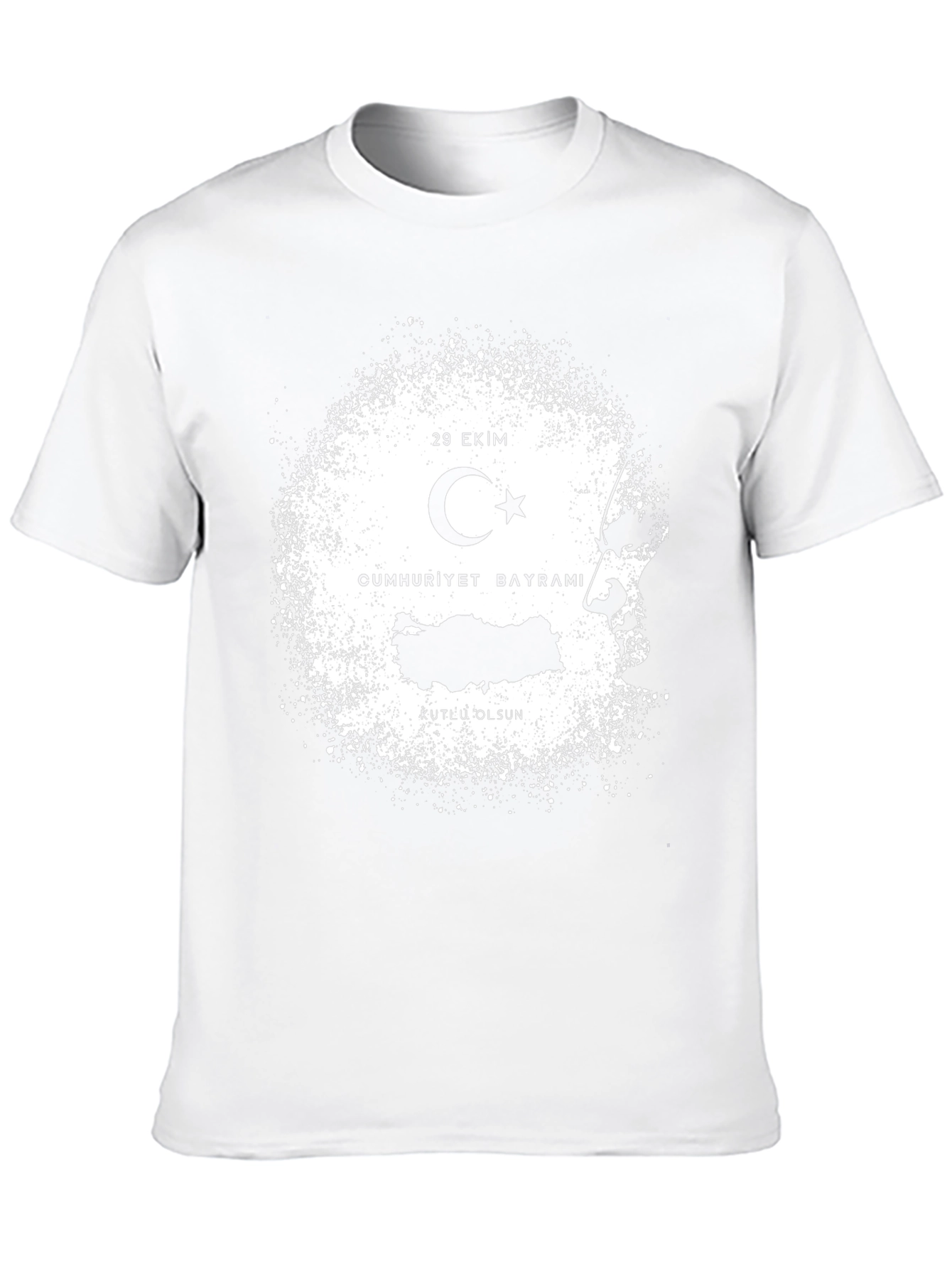 Black T-Shirt: Turkish Republic Day Design