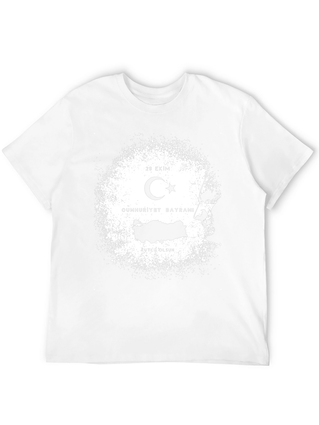 Black T-Shirt: Turkish Republic Day Design