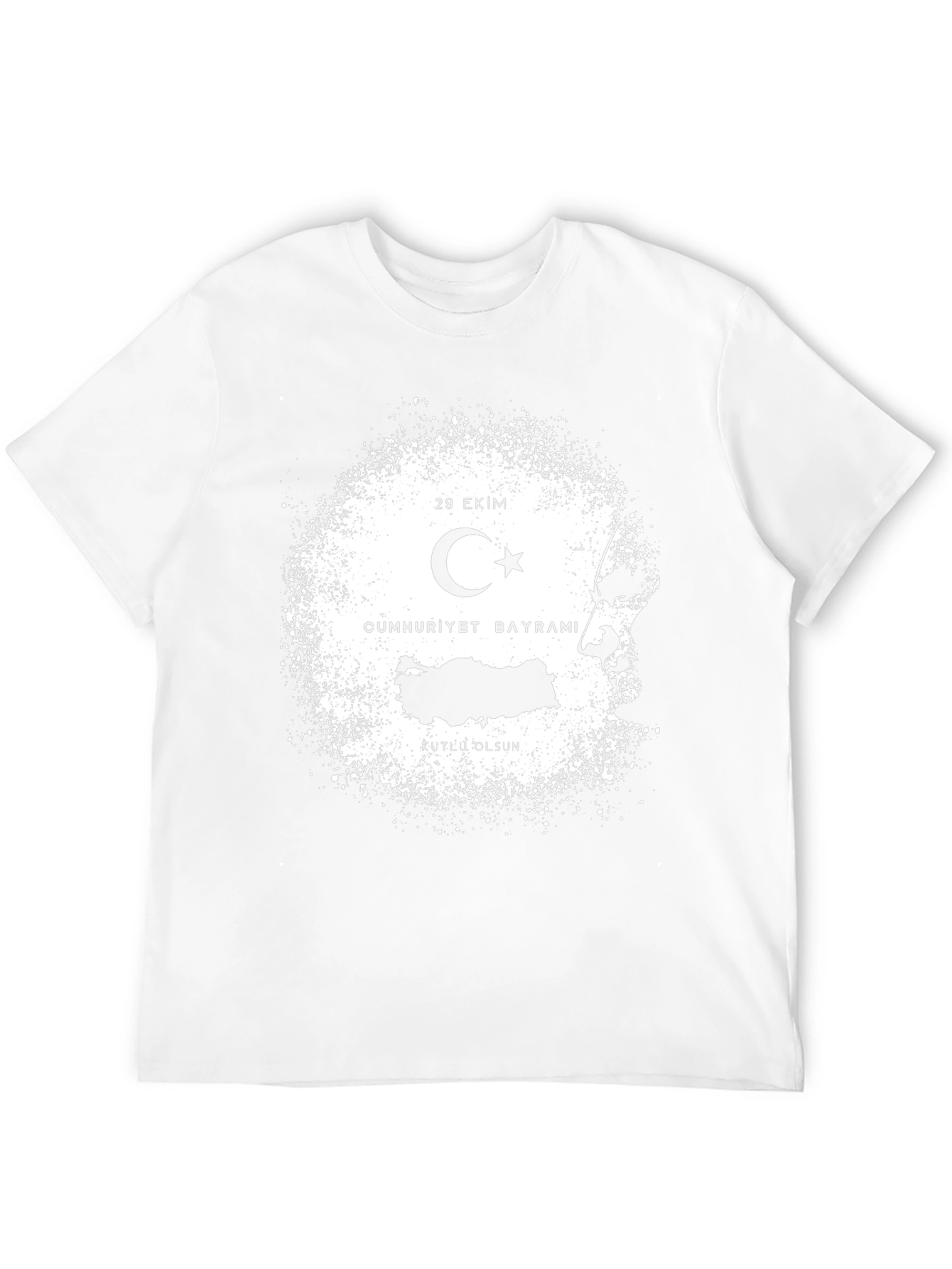 Black T-Shirt: Turkish Republic Day Design