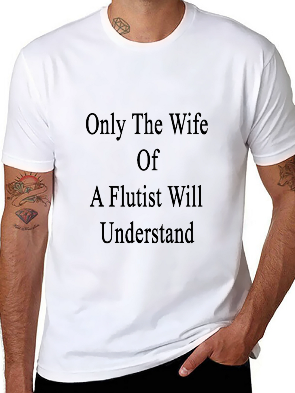 Flutist Wife Tee - A Unique Statement