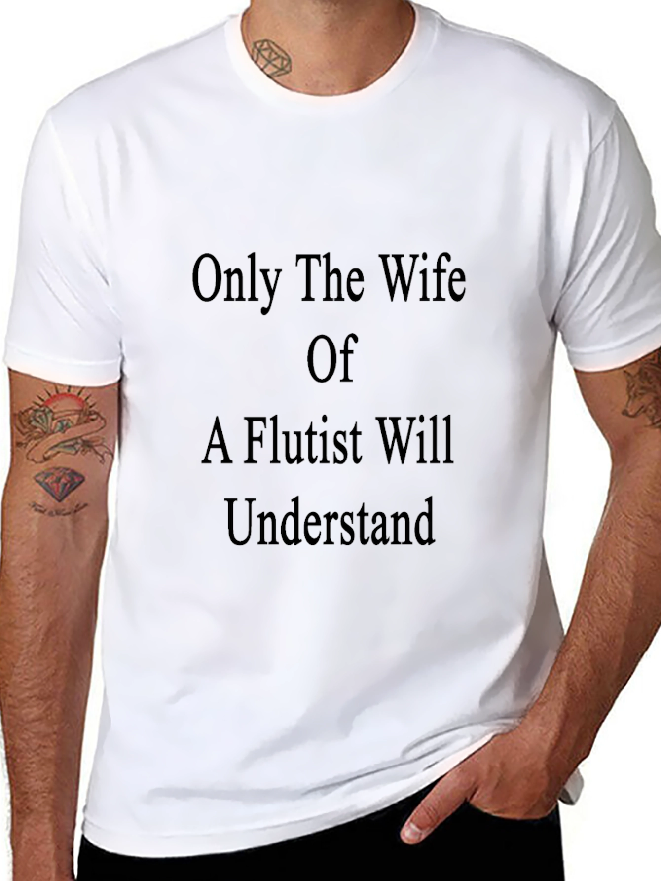 Flutist Wife Tee - A Unique Statement