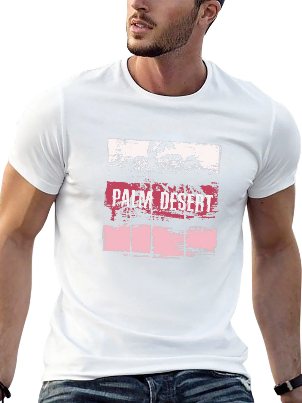 Palm Desert Graphic T-Shirt - Retro Style
