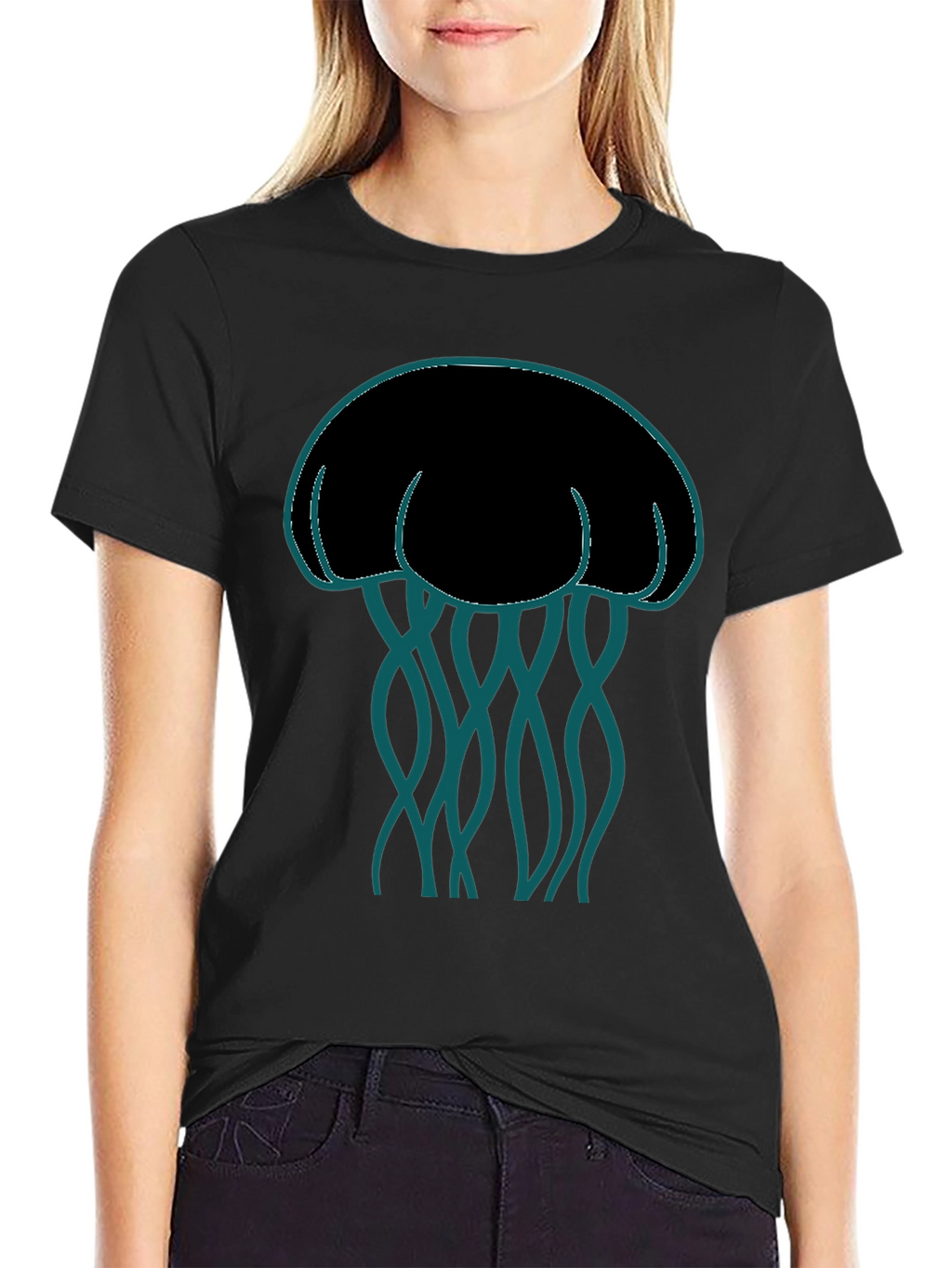 Jellyfish Graphic T-Shirt - Stylish Sea Life Design