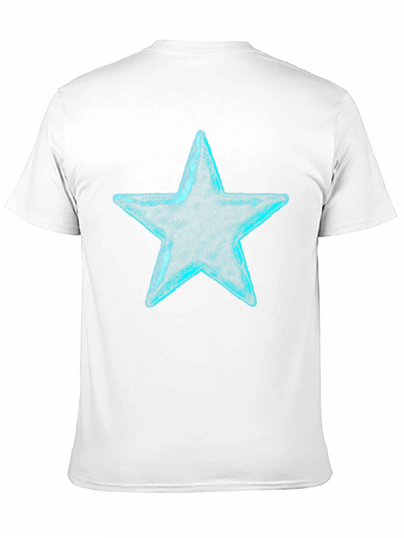 Star Graphic Print Black T-Shirt