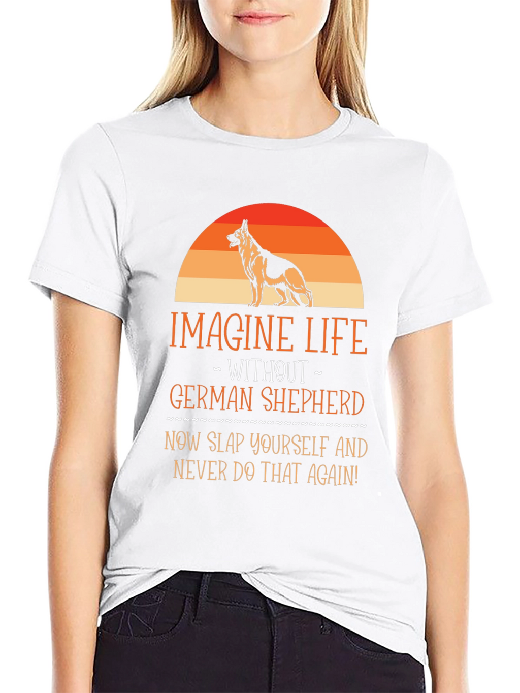 German Shepherd T-Shirt - Imagine Life Without