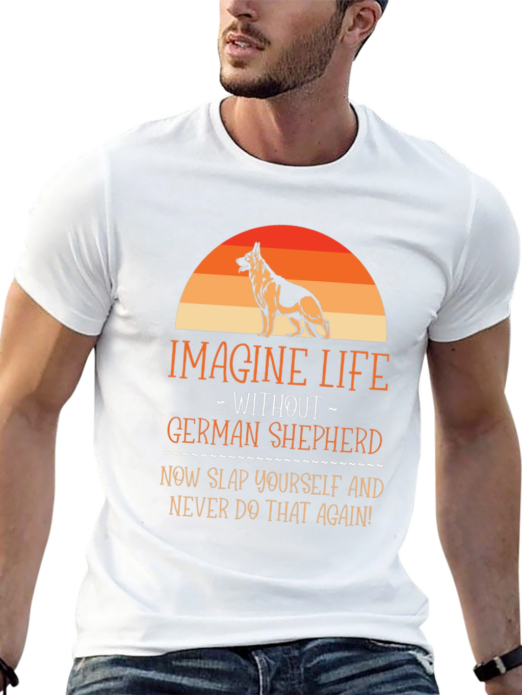 German Shepherd T-Shirt - Imagine Life Without