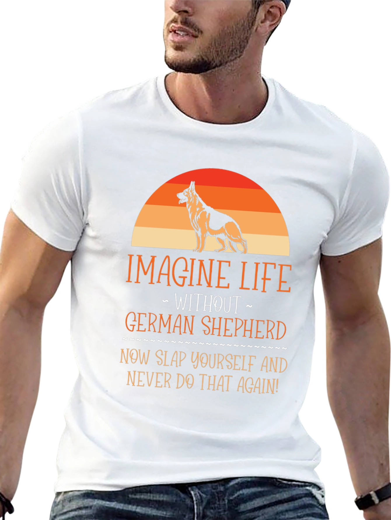 German Shepherd T-Shirt - Imagine Life Without