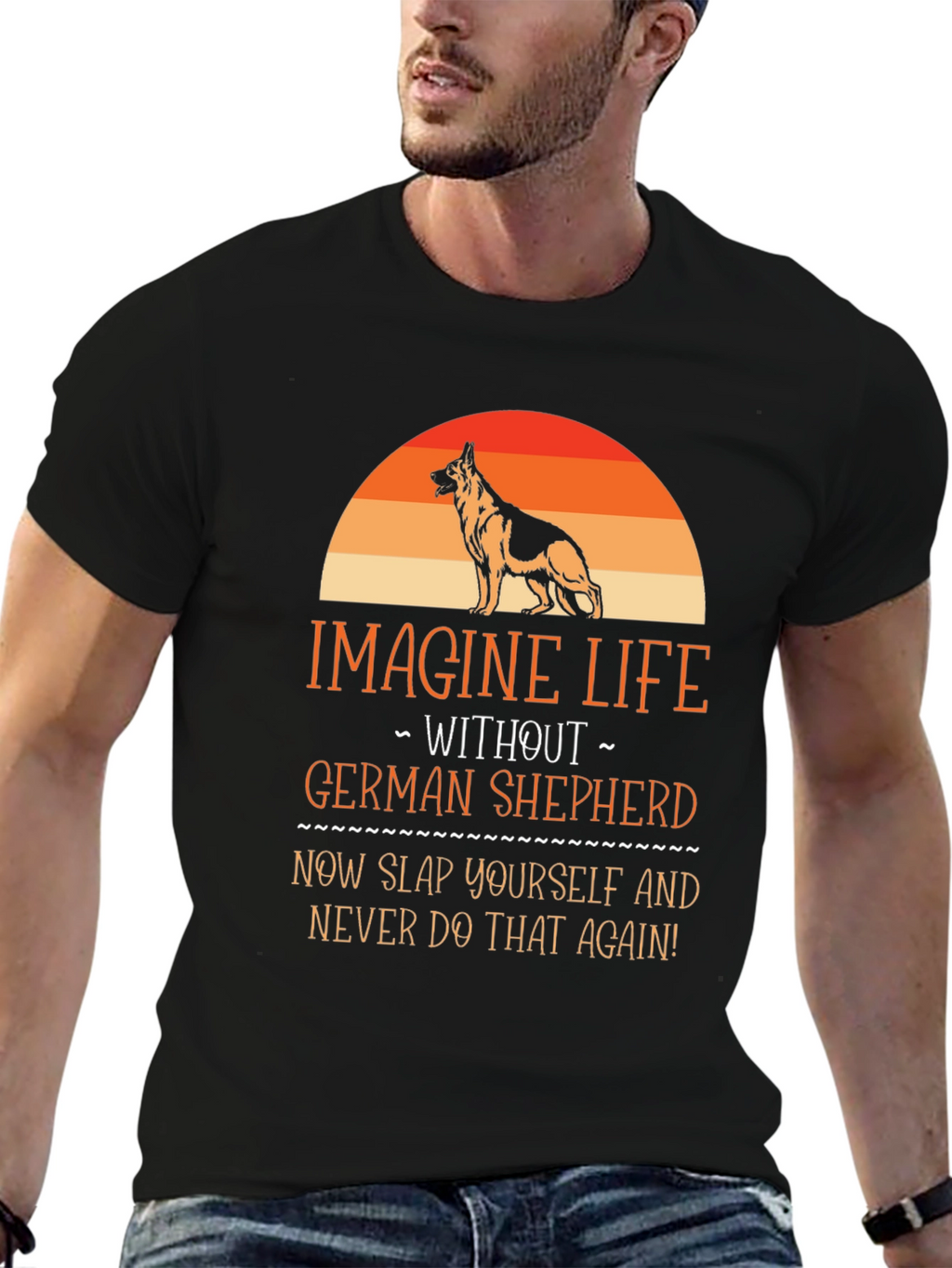 German Shepherd T-Shirt - Imagine Life Without