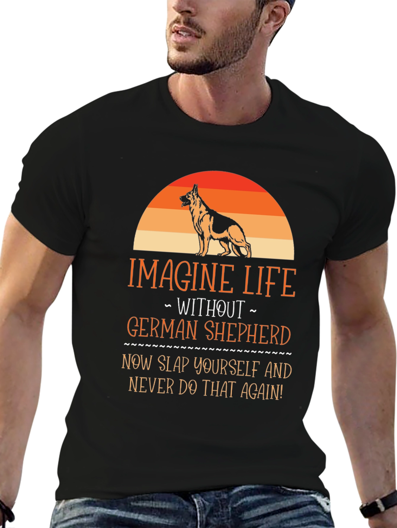 German Shepherd T-Shirt - Imagine Life Without