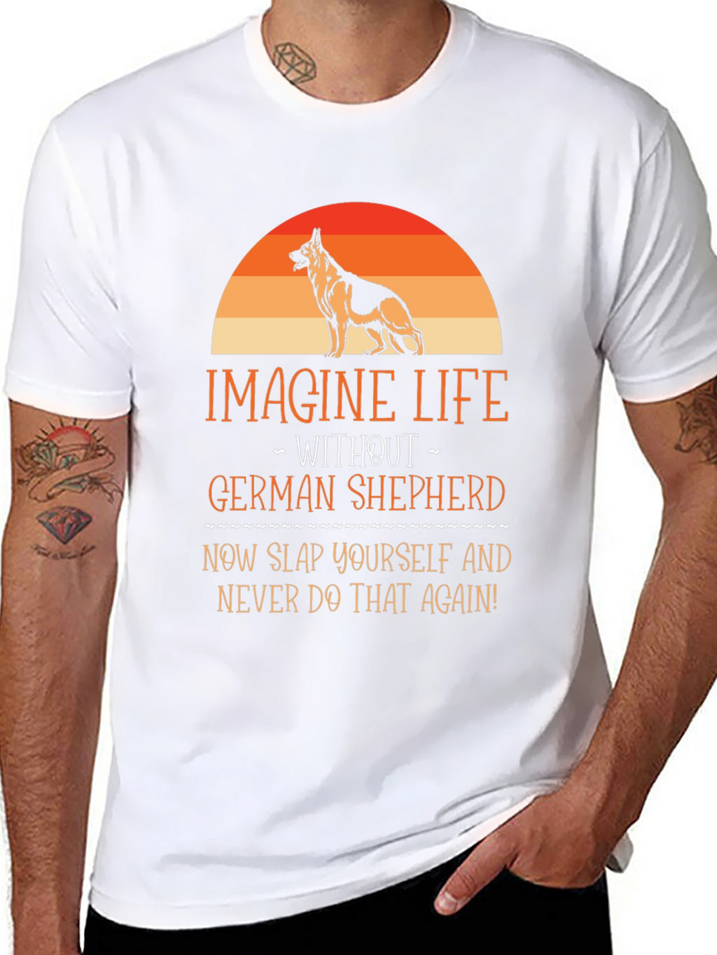 German Shepherd T-Shirt - Imagine Life Without