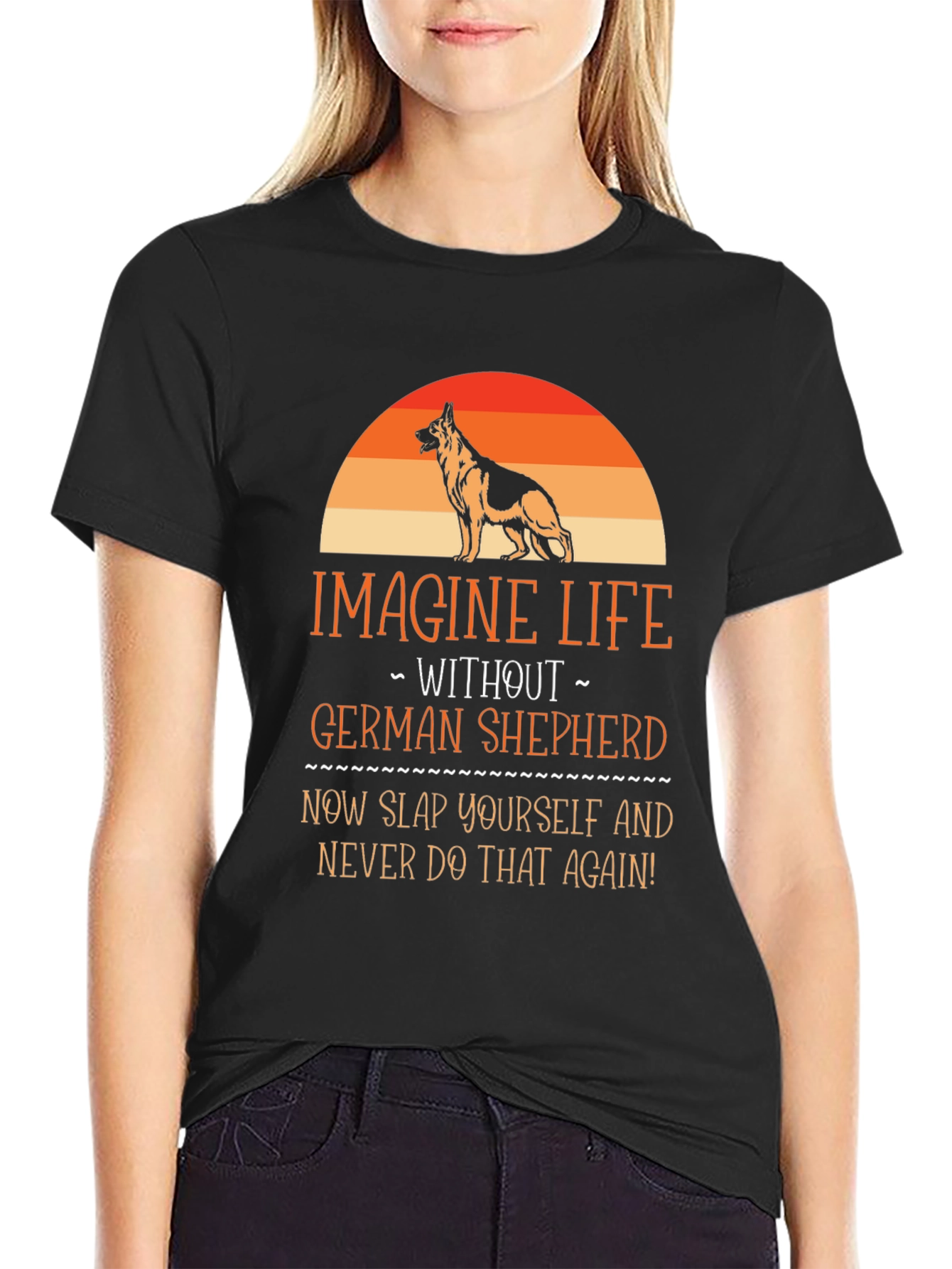 German Shepherd T-Shirt - Imagine Life Without