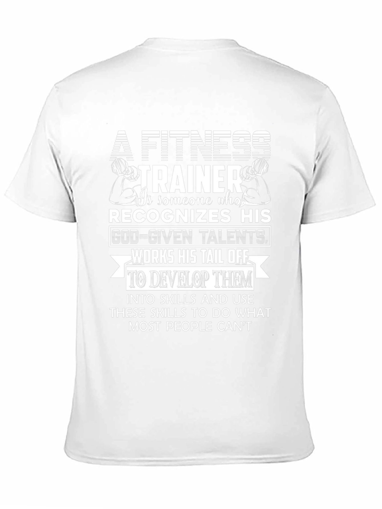Fitness Trainer Motivational Graphic Tee