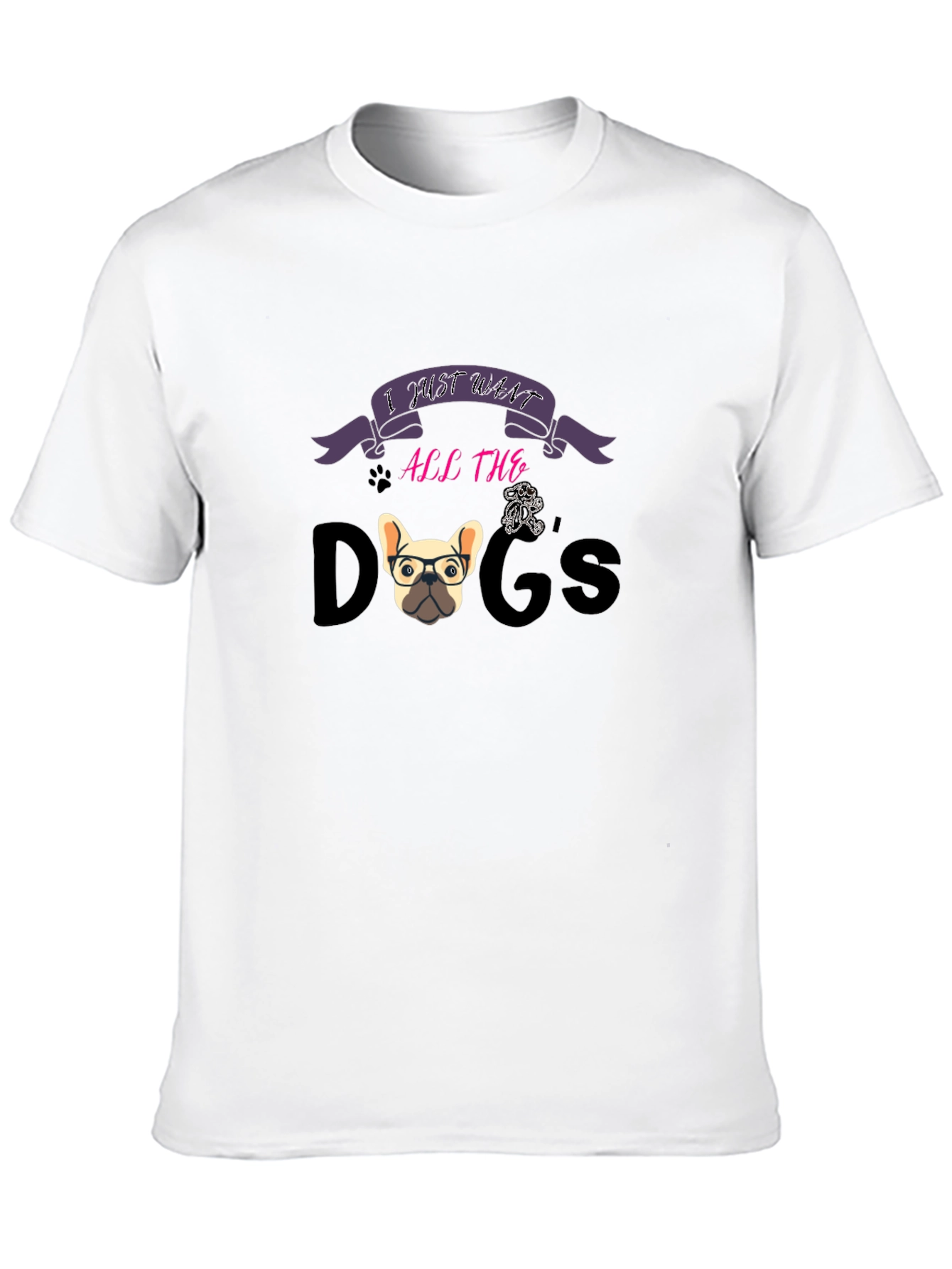 I Just Want All The Dogs Graphic T-Shirt