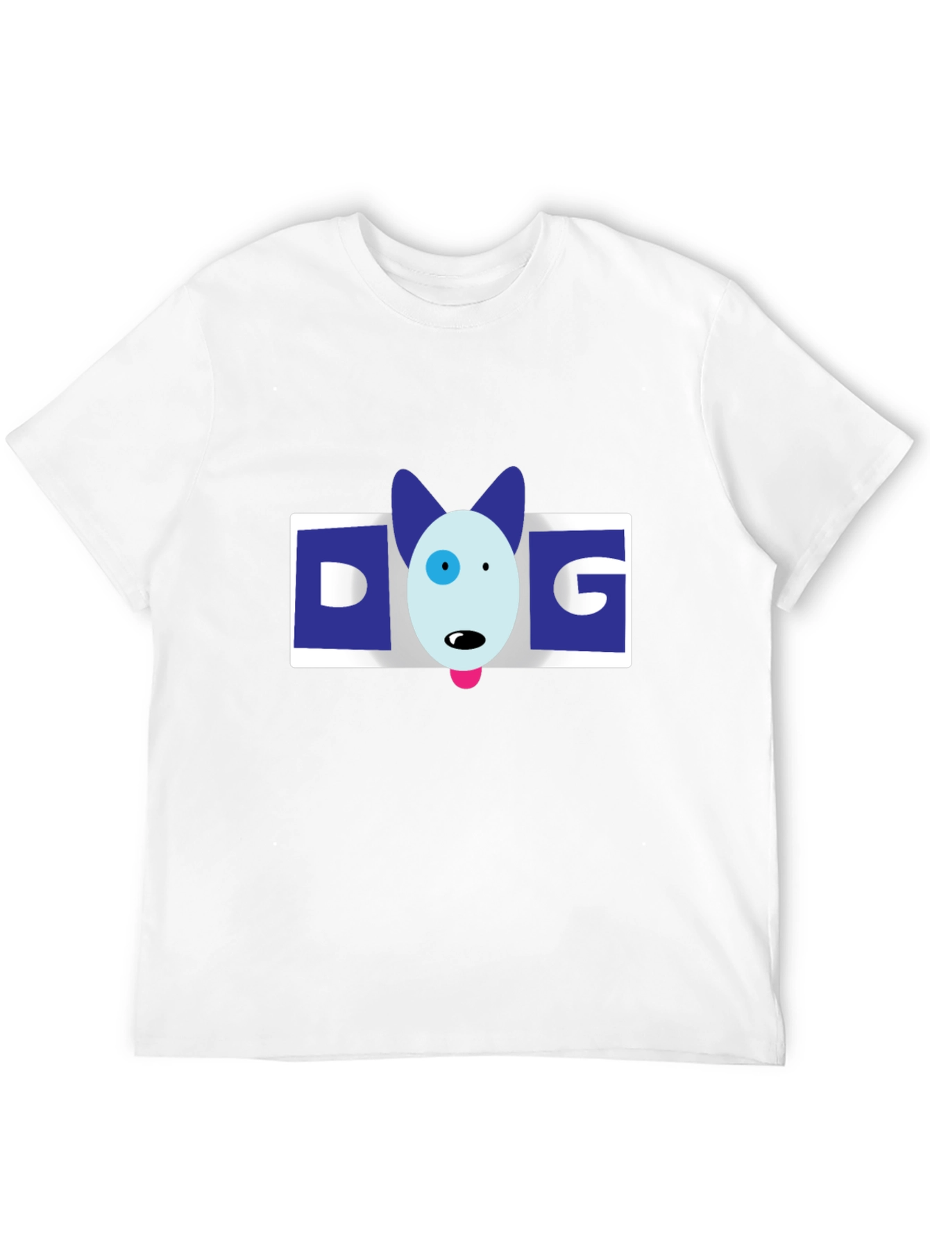 DOG Face Graphic T-Shirt – Cute Dog Lover Tee