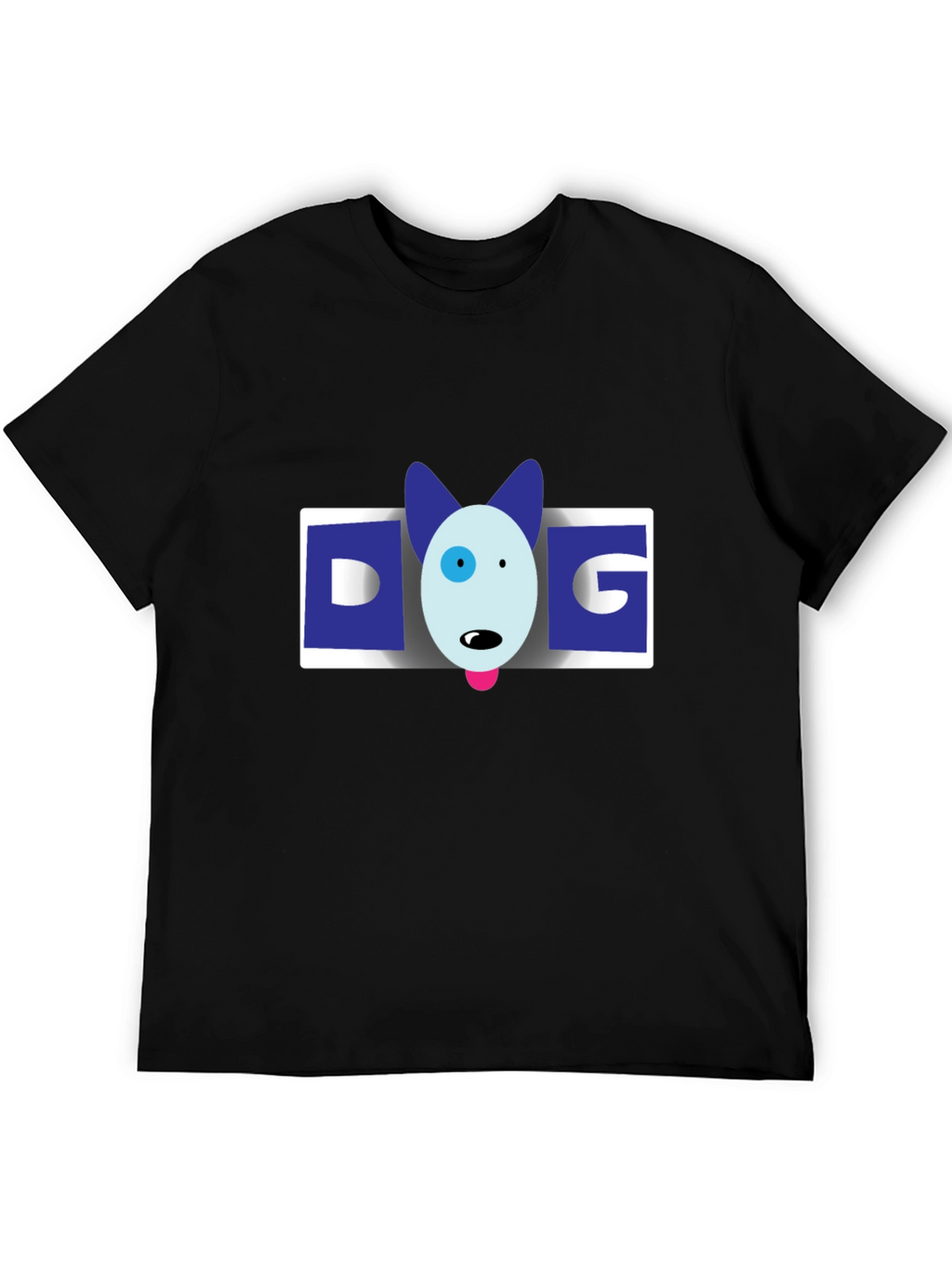 DOG Face Graphic T-Shirt – Cute Dog Lover Tee