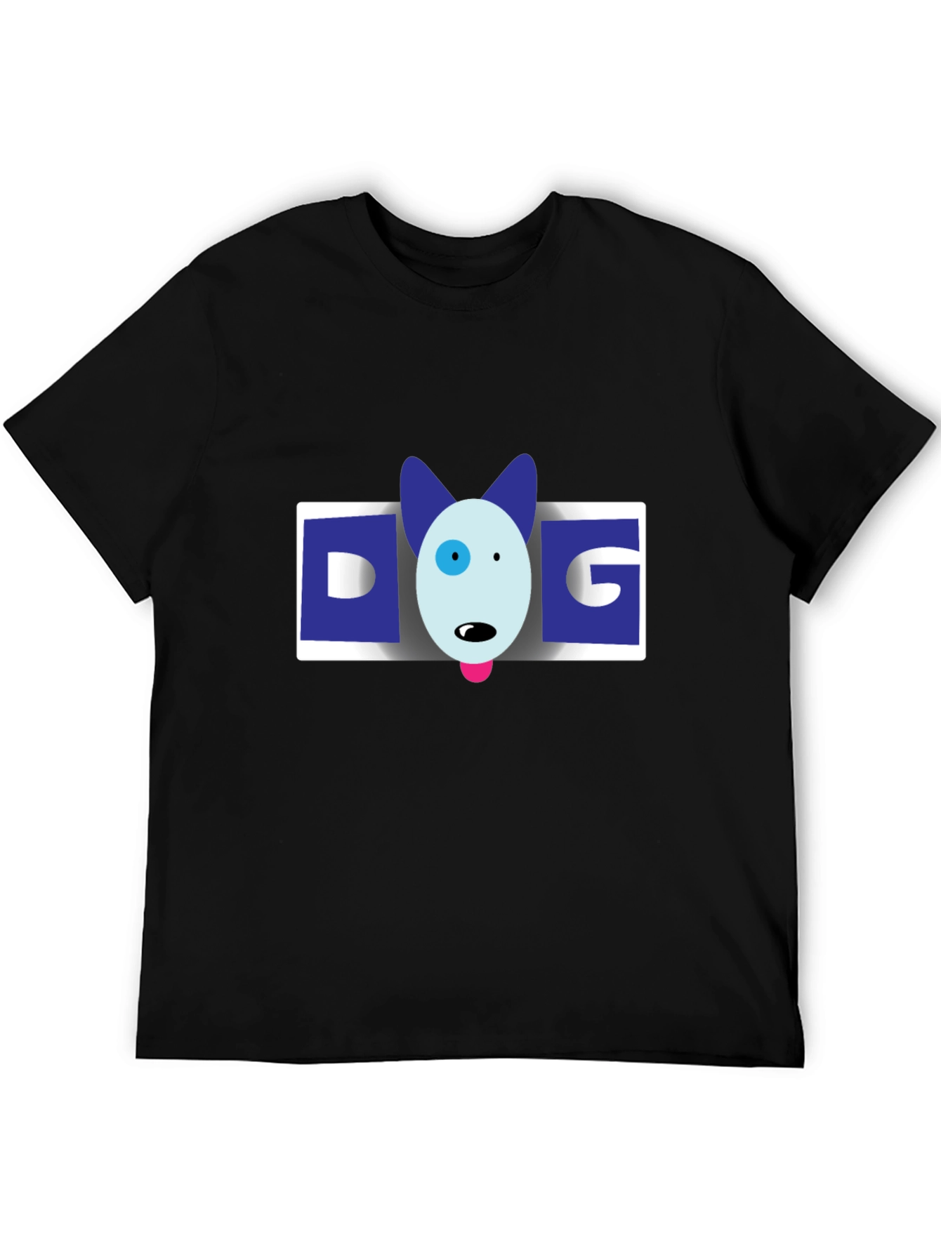 DOG Face Graphic T-Shirt – Cute Dog Lover Tee