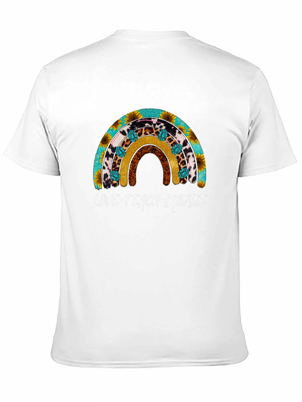 Love Teach Inspire Rainbow T-Shirt