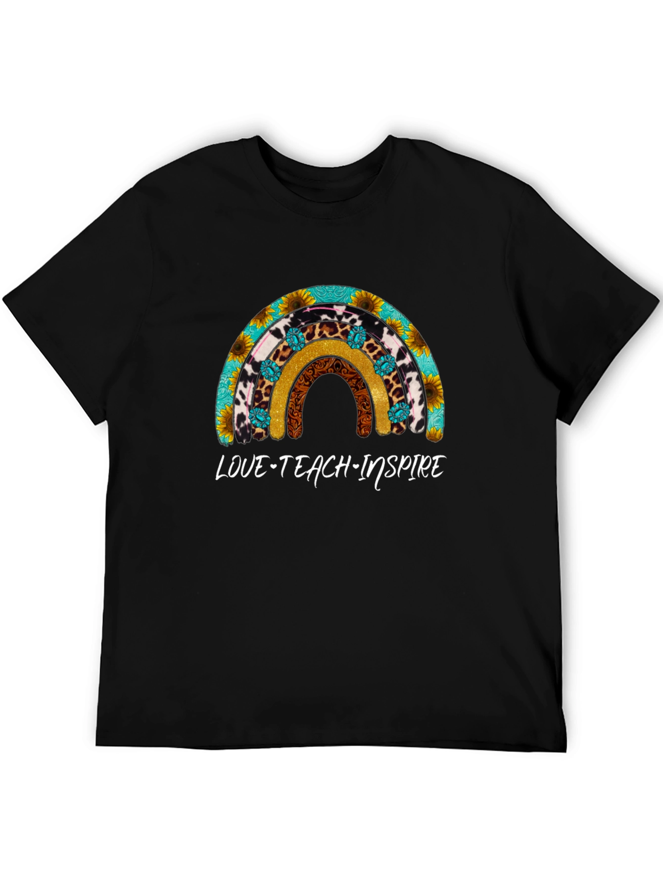 Love Teach Inspire Rainbow T-Shirt