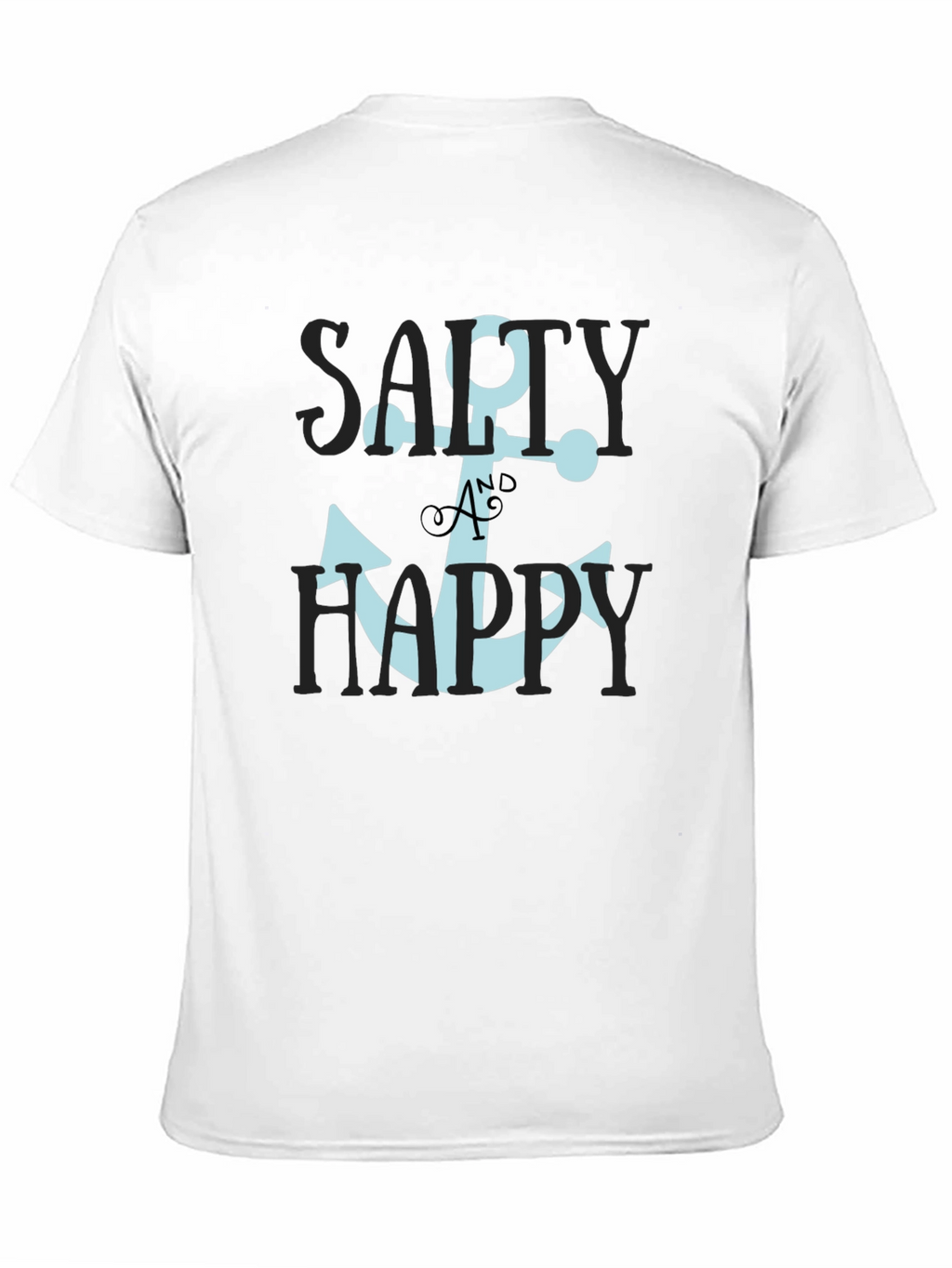 Salty & Happy Anchor Graphic Tee
