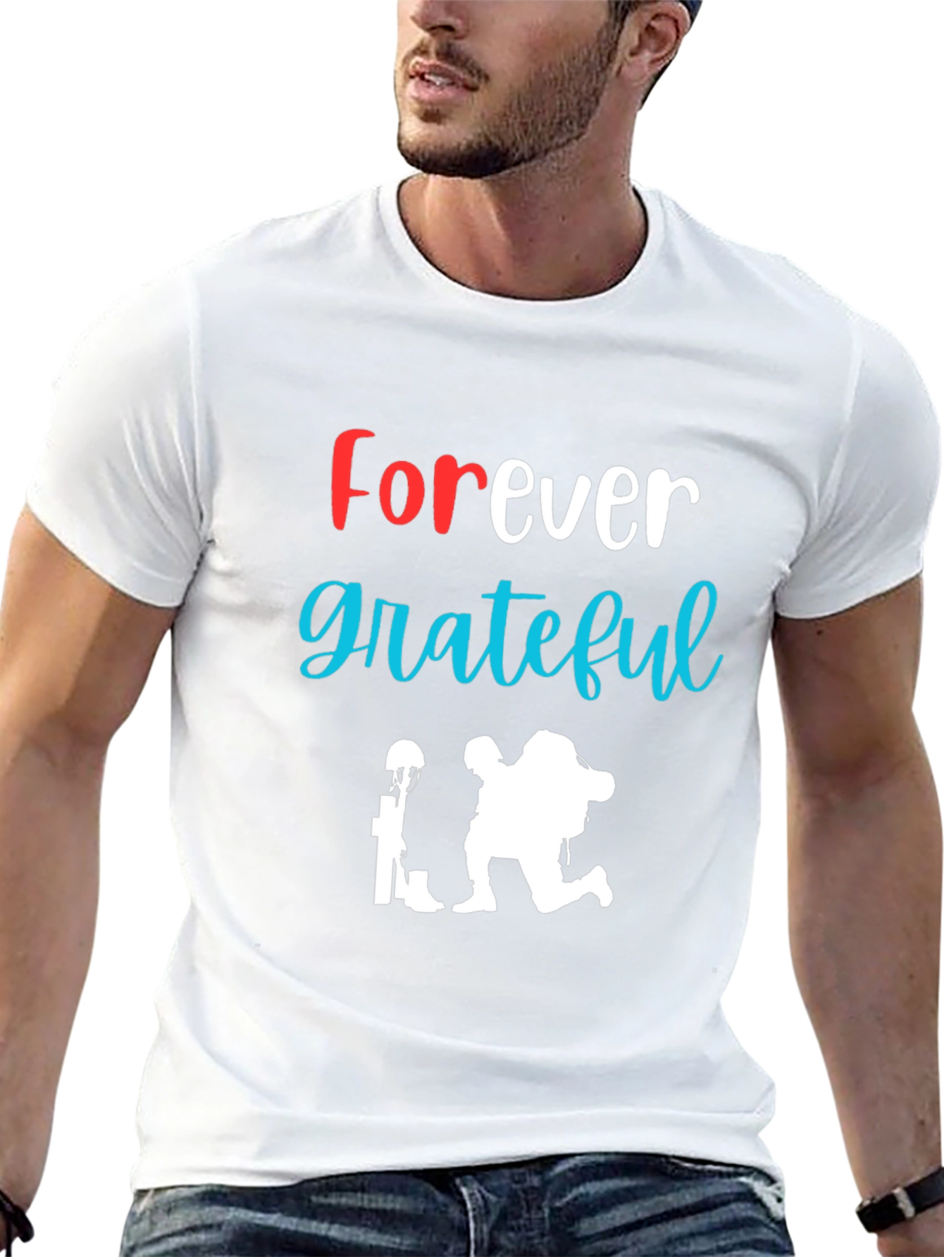 Forever Grateful Veteran Tribute T-Shirt