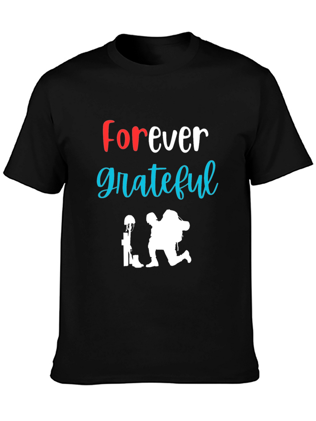 Forever Grateful Veteran Tribute T-Shirt