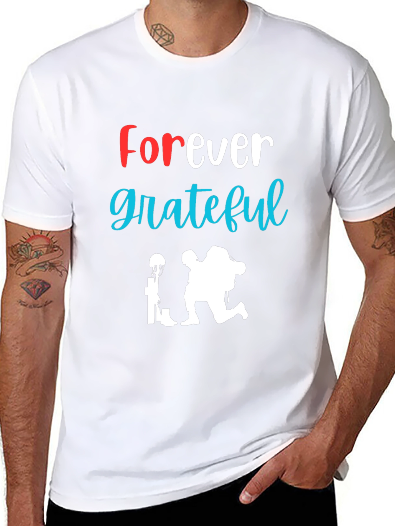 Forever Grateful Veteran Tribute T-Shirt