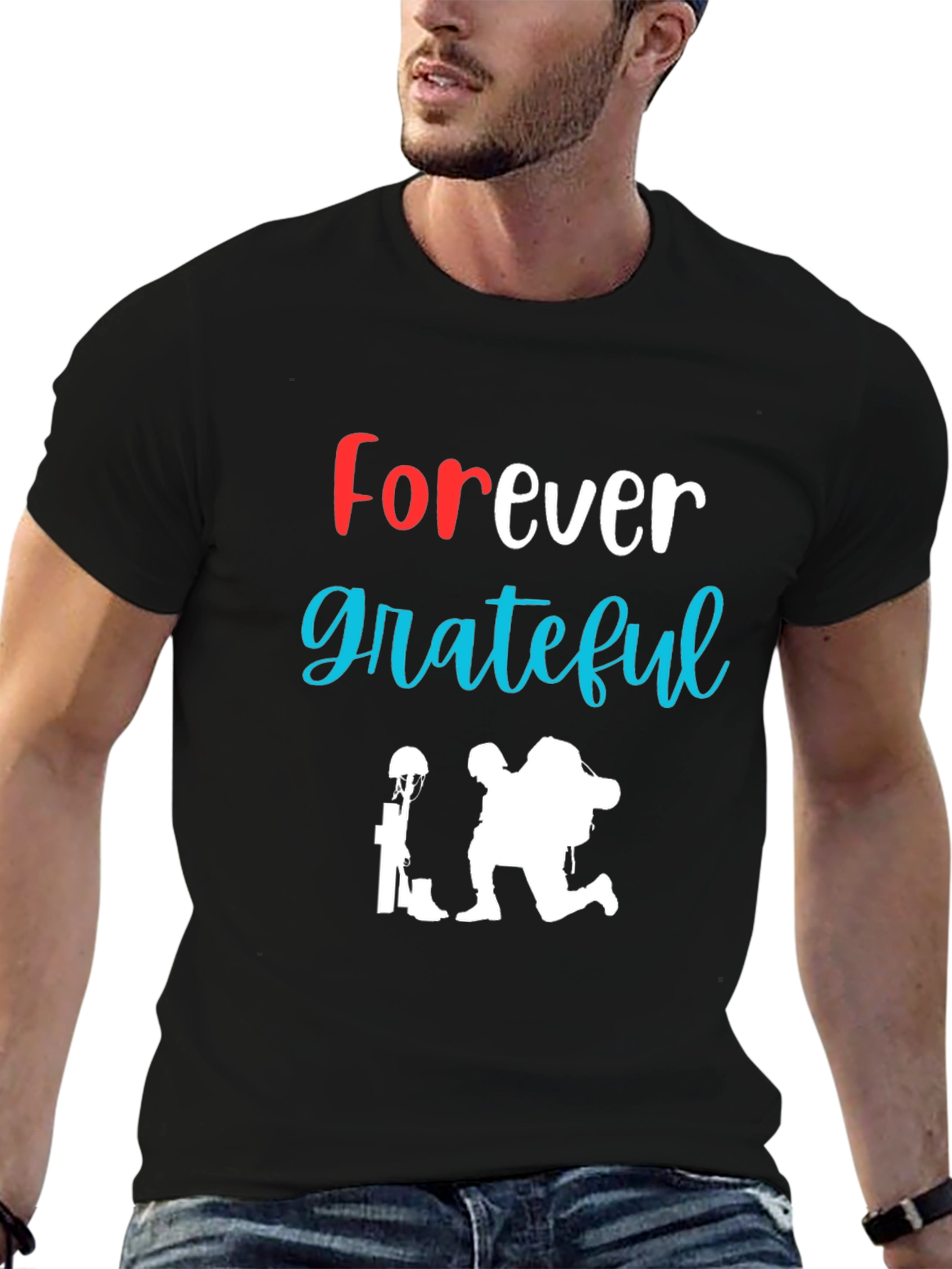 Forever Grateful Veteran Tribute T-Shirt