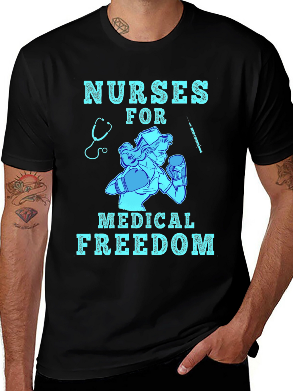 Nurses for Medical Freedom Graphic Tee