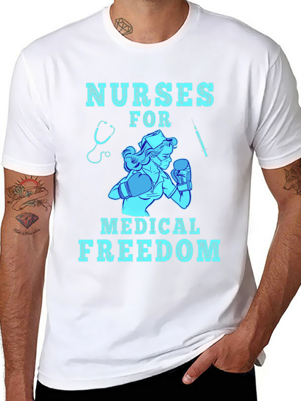 Nurses for Medical Freedom Graphic Tee