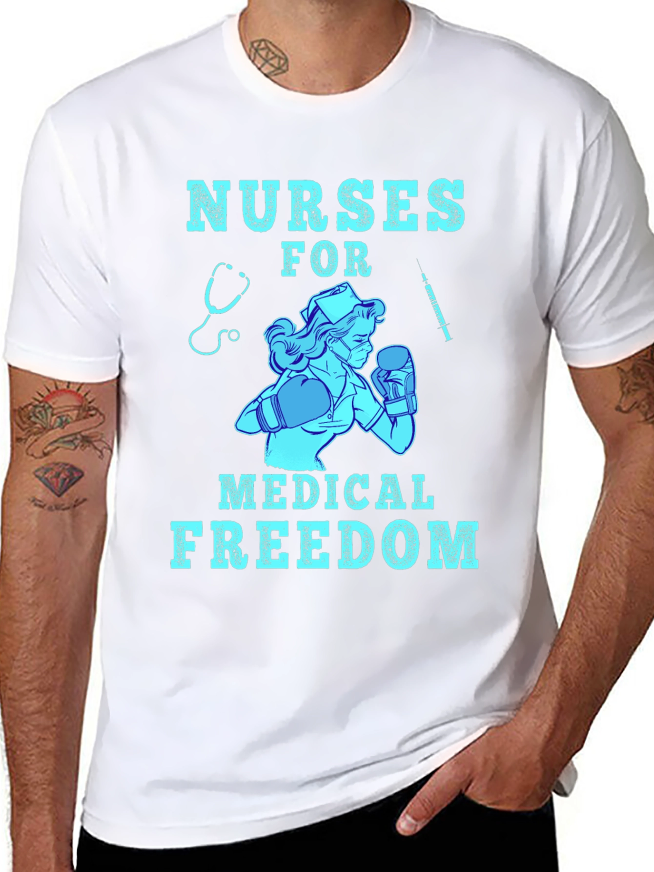 Nurses for Medical Freedom Graphic Tee