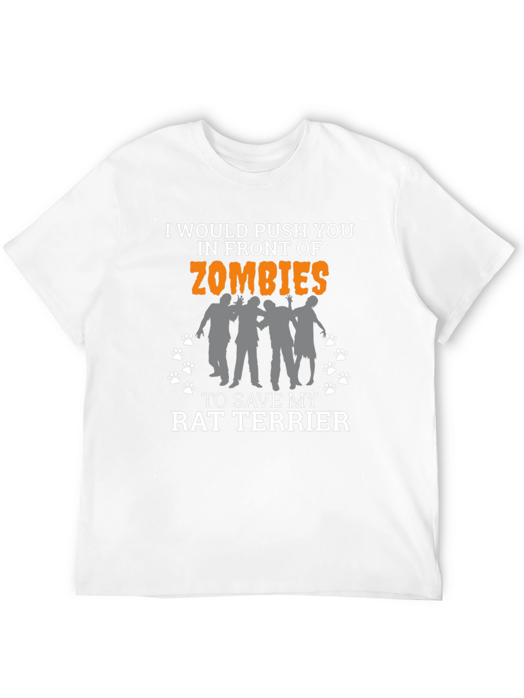 Rat Terrier Zombie T-Shirt - Funny Dog Lover Tee