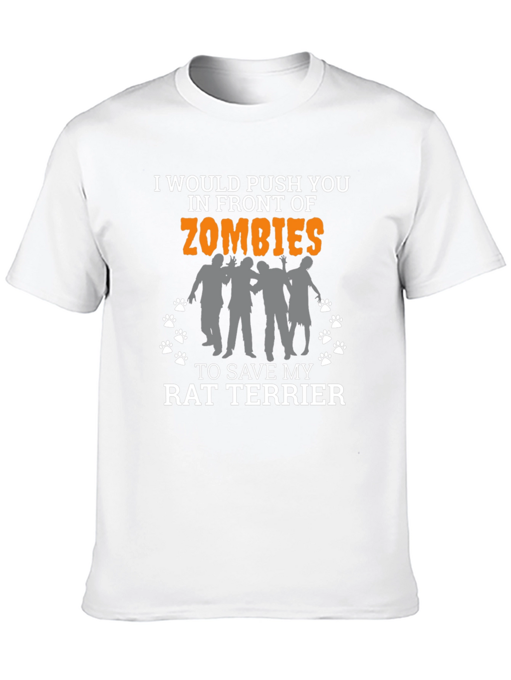 Rat Terrier Zombie T-Shirt - Funny Dog Lover Tee