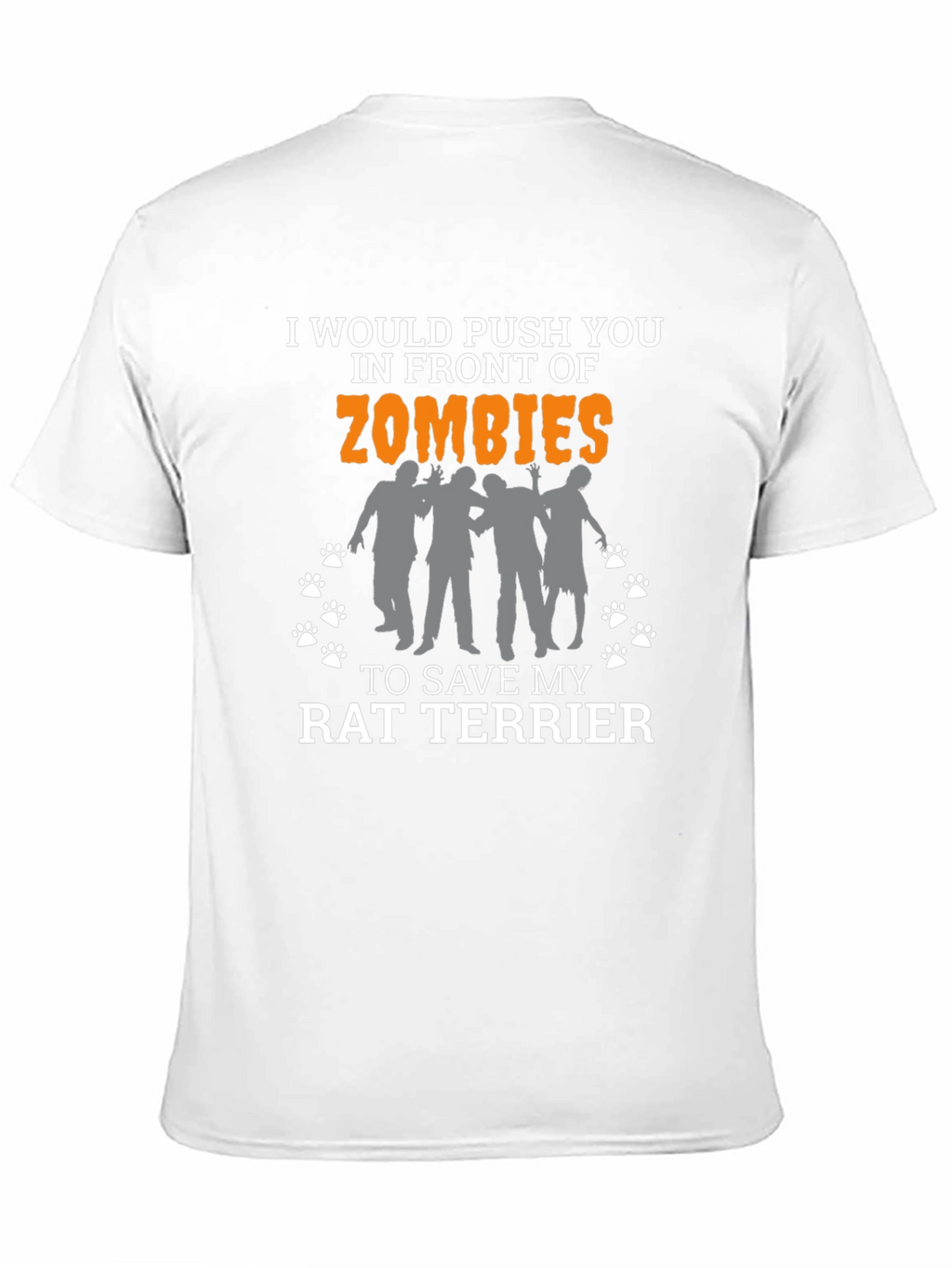 Rat Terrier Zombie T-Shirt - Funny Dog Lover Tee