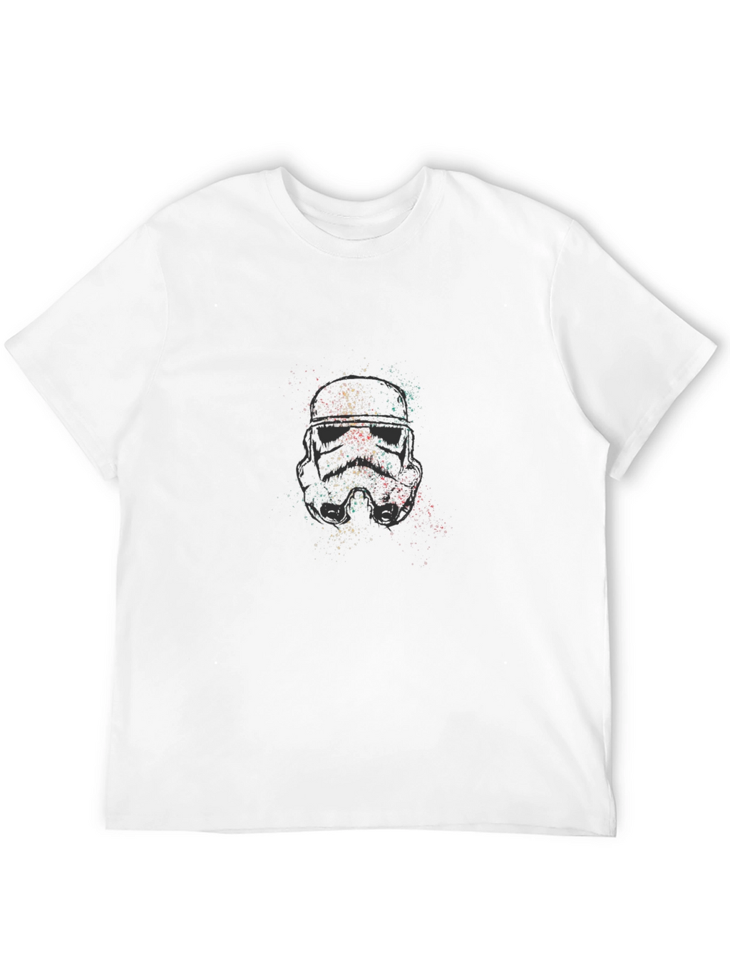 Stormtrooper Helmet Graphic Print T-Shirt