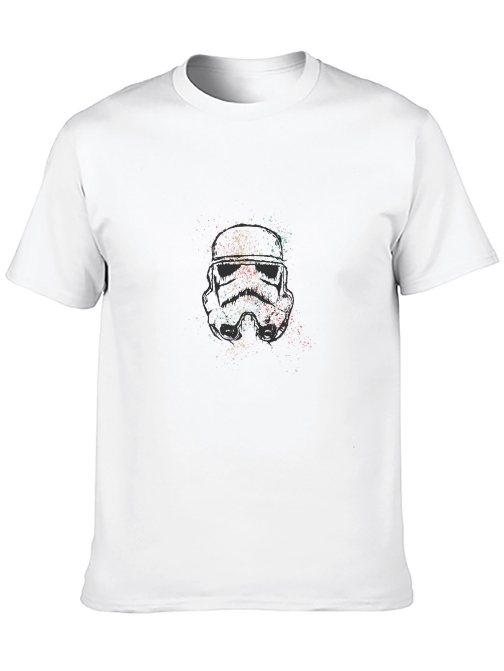 Stormtrooper Helmet Graphic Print T-Shirt