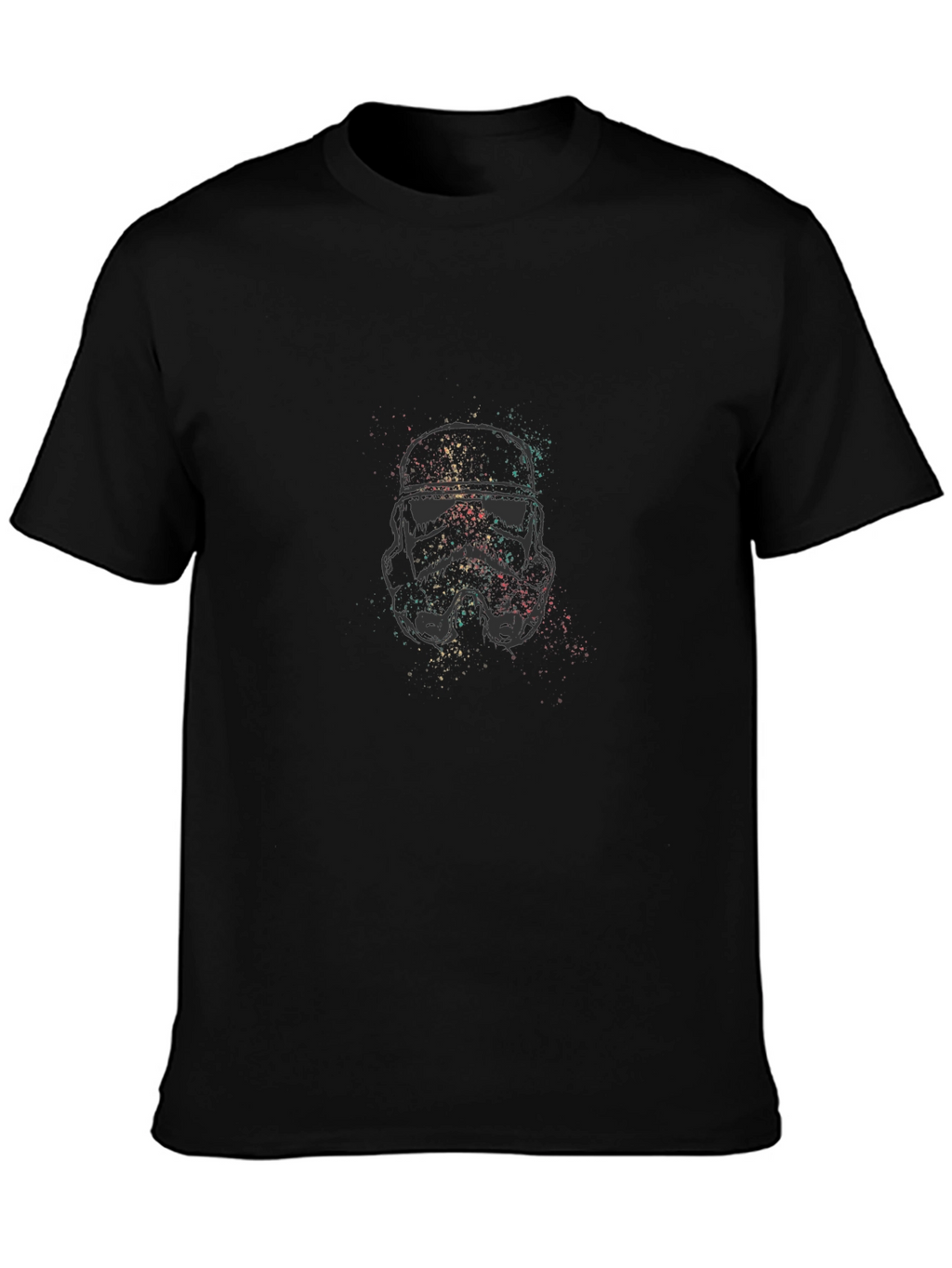 Stormtrooper Helmet Graphic Print T-Shirt