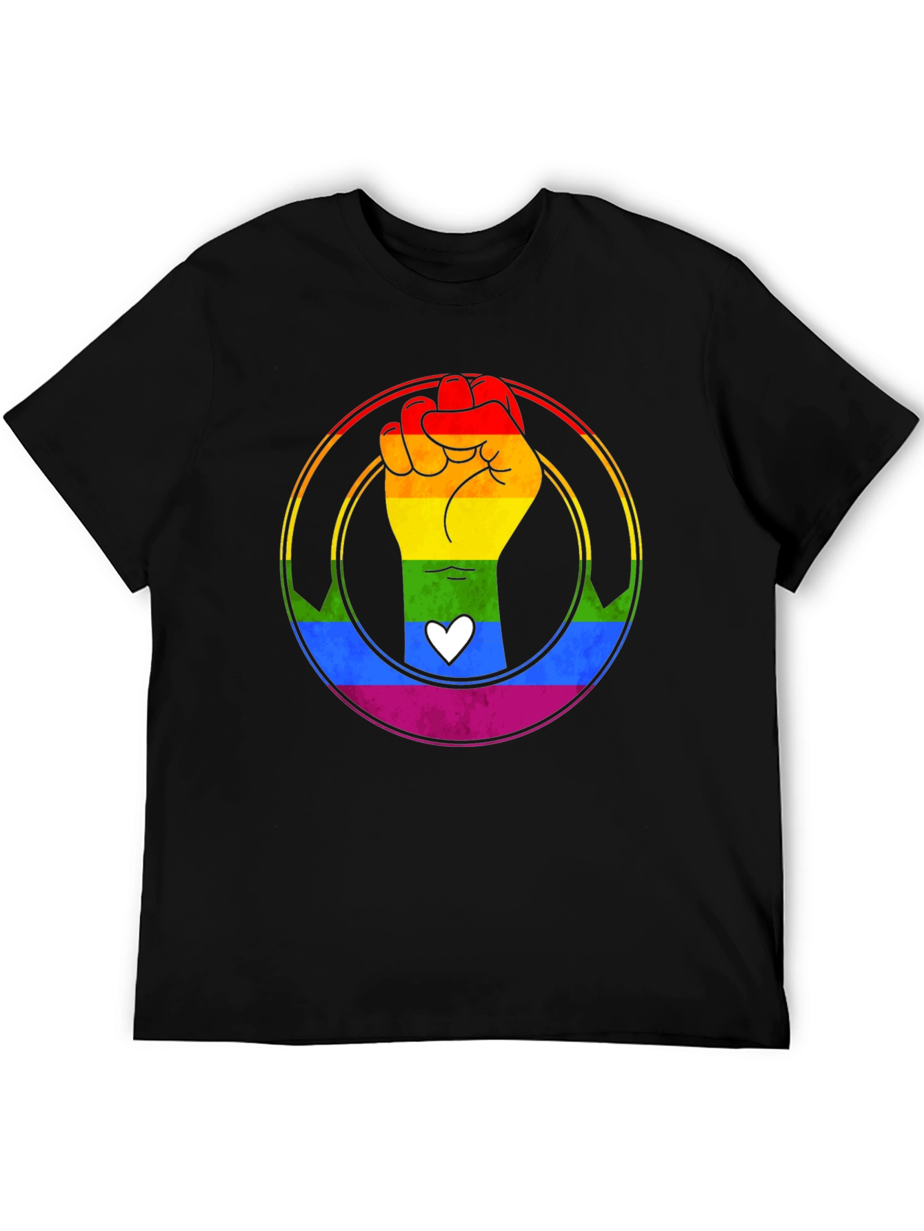 LGBTQ+ Pride Fist T-Shirt