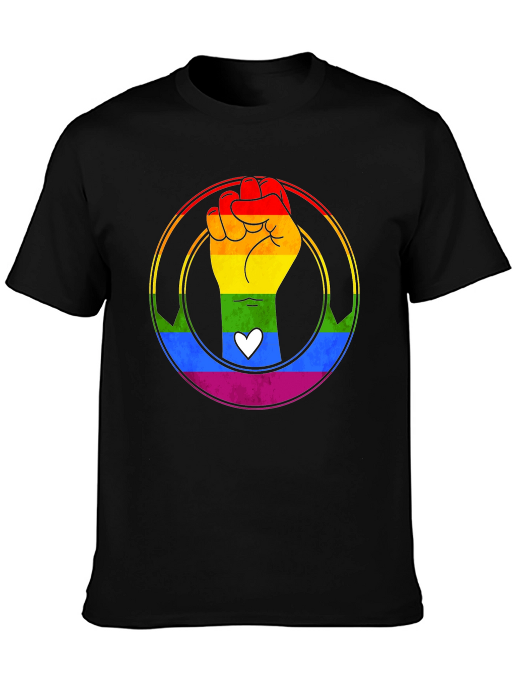 LGBTQ+ Pride Fist T-Shirt