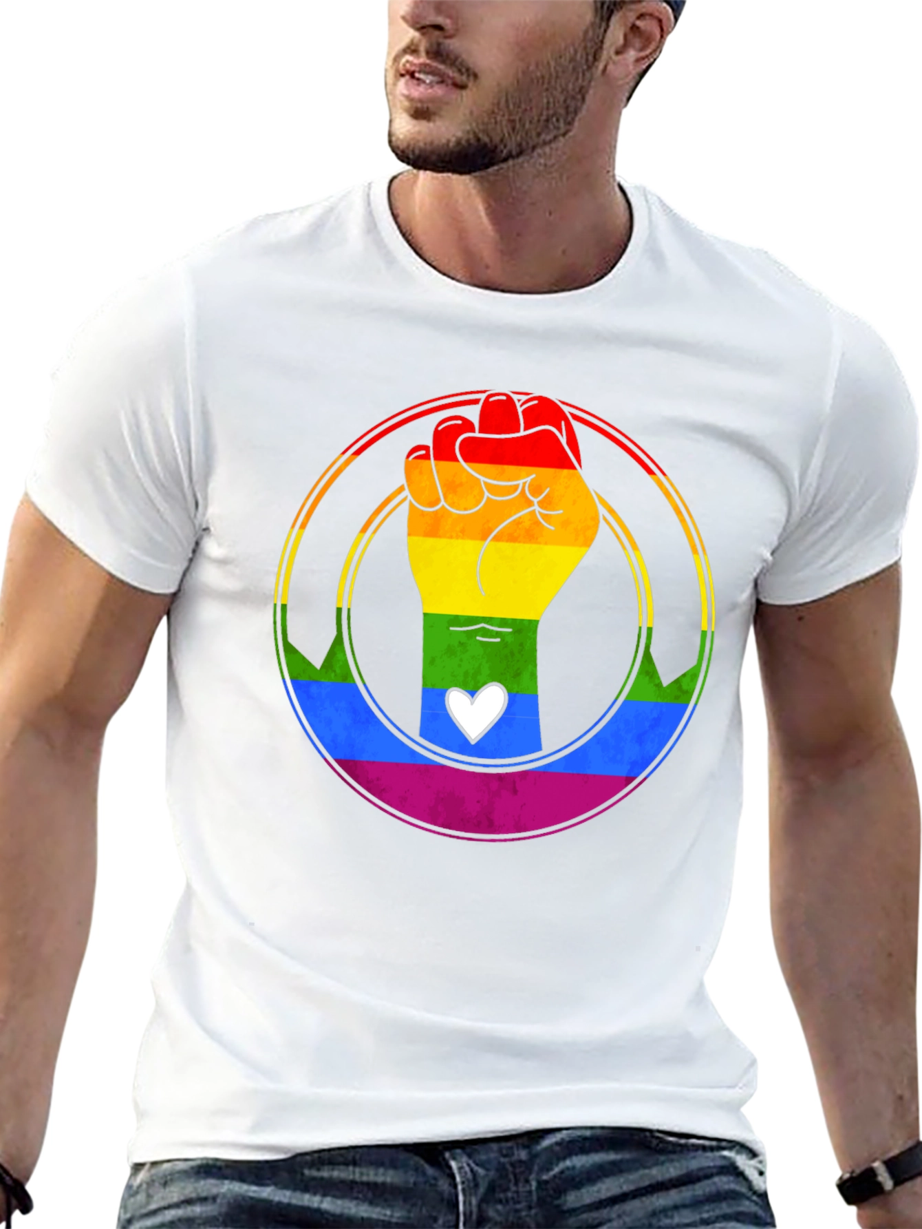 LGBTQ+ Pride Fist T-Shirt