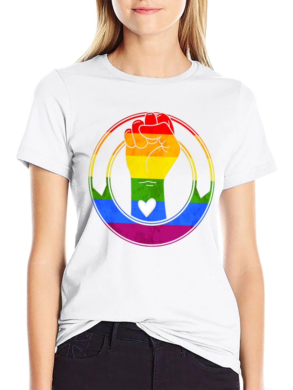 LGBTQ+ Pride Fist T-Shirt